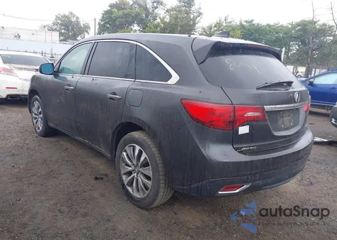 2014 Acura Mdx Technology Package из США, поврежденный, VIN 5FRYD4H4XEB007339